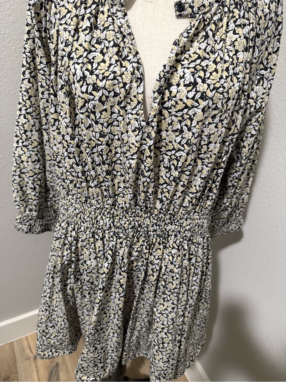 Apiece Apart Floral Mini Dress, Size M - Picture 4 of 9